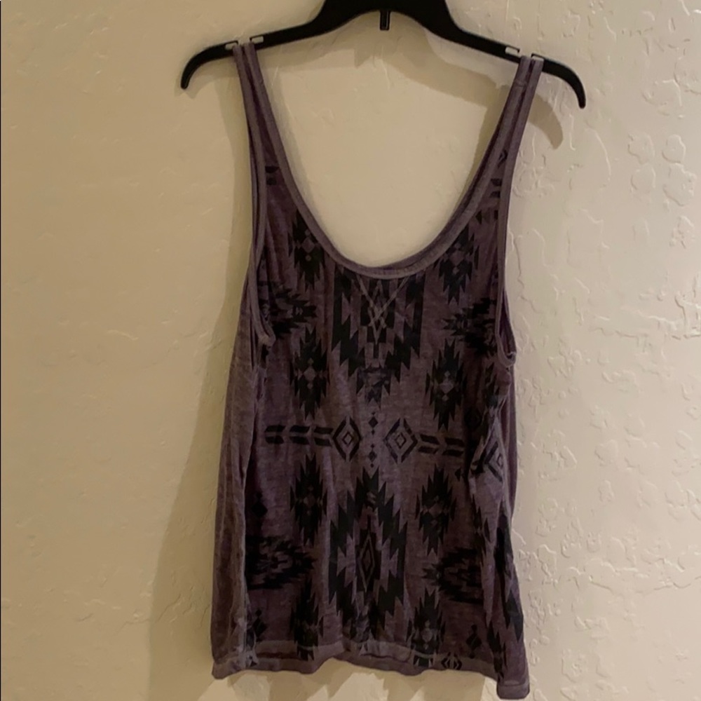 Mudd Grey and Black Tank Sz large